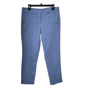 LOFT Outlet Size 8 Light Dusty Blue Flat Front Pants